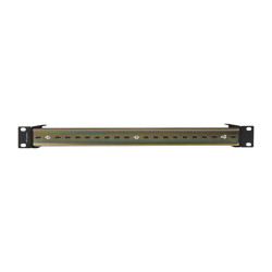 MONTÁŽNÍ LIŠTA DIN TS-35 19" 1U ČERNÁ