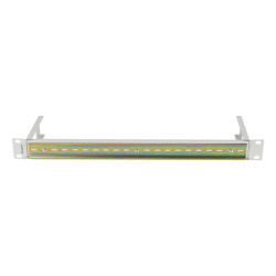 MONTÁŽNÍ LIŠTA DIN TS-35 19" 1U ŠEDÁ