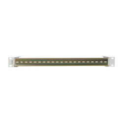 MONTÁŽNÍ LIŠTA DIN TS-35 19" 1U ŠEDÁ