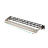PATCH PANEL PRÁZDNÝ 48 PORTŮ 1U 19" FTP PRO MODULY KEYSTONE ČERNÝ