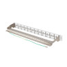 PATCH PANEL PRÁZDNÝ 48 PORTŮ 1U 19" FTP PRO MODULY KEYSTONE ŠEDÝ