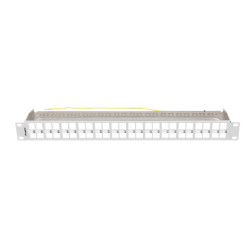 PATCH PANEL PRÁZDNÝ 48 PORTŮ 1U 19" FTP PRO MODULY KEYSTONE ŠEDÝ