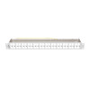 PATCH PANEL PRÁZDNÝ 48 PORTŮ 1U 19" FTP PRO MODULY KEYSTONE ŠEDÝ
