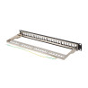 PATCH PANEL 24 PORTŮ 1U 19" FTP PRO MODULY KEYSTONE ČERNÝ