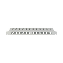 19" CABLE MANAGMEMENT METAL 1U TYPE A GREY