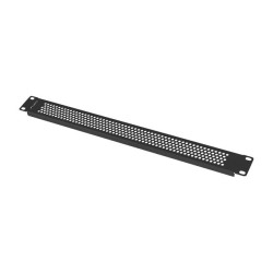 19" ZASLEPOVACÍ PANEL 1U MESH BLACK