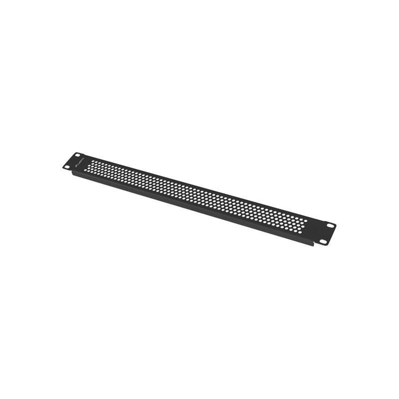 19" ZASLEPOVACÍ PANEL 1U MESH BLACK