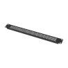 19" ZASLEPOVACÍ PANEL 1U MESH BLACK