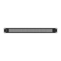 19" ZASLEPOVACÍ PANEL 1U MESH BLACK