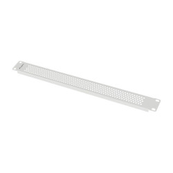 19" ZASLEPOVACÍ PANEL 1U MESH GREY