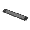 19" ZASLEPOVACÍ PANEL 2U MESH BLACK