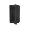 19" VOLNĚ STOJÍCÍ RACKOVÁ SKŘÍŇ 27U/600X600 (FLAT PACK) SE SÍŤOVANÝMI DVEŘMI LCD ČERNÁ  V2