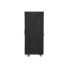 19" VOLNĚ STOJÍCÍ RACKOVÁ SKŘÍŇ 27U/600X600 (FLAT PACK) SE SÍŤOVANÝMI DVEŘMI LCD ČERNÁ  V2