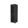 19" VOLNĚ STOJÍCÍ RACKOVÁ SKŘÍŇ 42U/600X600 (FLAT PACK) SE SÍŤOVÝMI DVEŘMI LCD ČERNÁ  V2