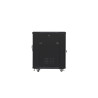 RACKOVÁ SKŘÍŇ 19" VOLNĚ STOJÍCÍ 15U/600X800 (FLAT PACK) SE SÍŤOVÝMI DVEŘMI ČERNÁ
