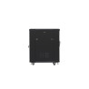 RACKOVÁ SKŘÍŇ 19" VOLNĚ STOJÍCÍ 15U/600X800 (FLAT PACK) SE SÍŤOVÝMI DVEŘMI ČERNÁ