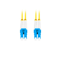 OPTICKÝ PATCHCORD SM LC/UPC-LC/UPC DUPLEX 0,5 M LSZH G657A1 3,0 MM ŽLUTÝ 