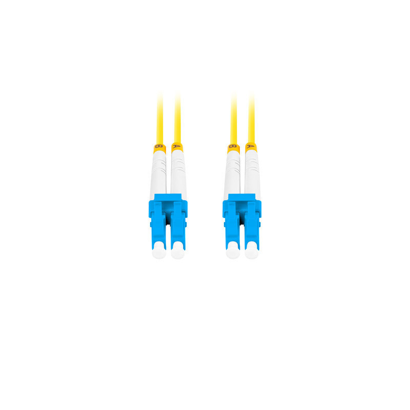 OPTICKÝ PATCHCORD SM LC/UPC-LC/UPC DUPLEX 10M LSZH G657A1 3.0MM ŽLUTÝ