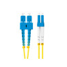 OPTICKÝ PATCHCORD SM SC/UPC-LC/UPC DUPLEX 3M LSZH G657A1 3.0MM ŽLUTÝ 