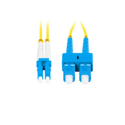 OPTICKÝ PATCHCORD SM SC/UPC-LC/UPC DUPLEX 3M LSZH G657A1 3.0MM ŽLUTÝ 