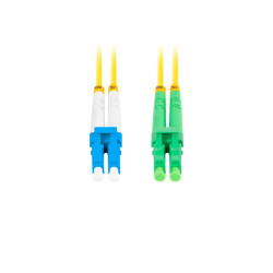 OPTICKÝ PATCHCORD SM LC/APC-LC/UPC DUPLEX 0,5 M LSZH G657A1 3,0 MM ŽLUTÝ 