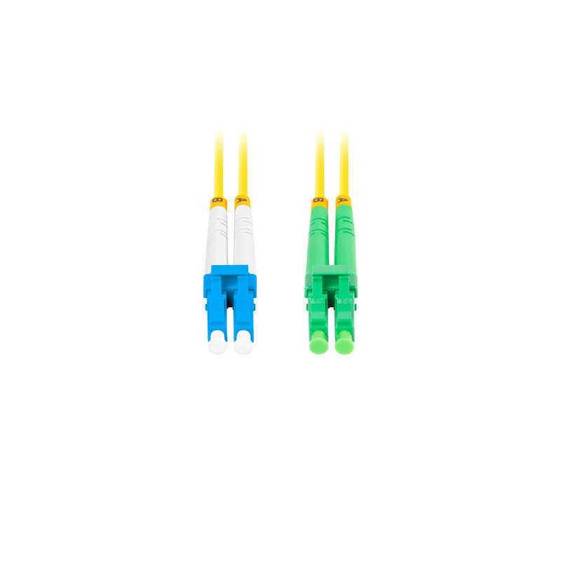OPTICKÝ PATCHCORD SM LC/APC-LC/UPC DUPLEX 0,5 M LSZH G657A1 3,0 MM ŽLUTÝ