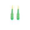 OPTICKÝ PATCHCORD SM SC/APC-SC/APC SIMPLEX 0,5 M LSZH G657A1 3,0 MM ŽLUTÝ 