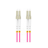OPTICKÝ PATCHCORD MM LC/UPC-LC/UPC DUPLEX 3M LSZH OM4 50/125 3.0MM FIALOVÝ 