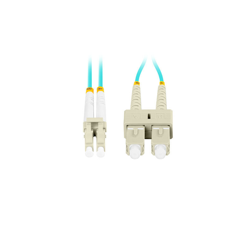 OPTICKÝ PATCHCORD MM LC/UPC-SC/UPC DUPLEX 1M LSZH OM3 50/125 3.0MM AQUA OPTICKÝ PATCHCORD MM LC/UPC-SC/UPC DUPLEX 1M LSZH OM3 50/125 3.0MM AQUA