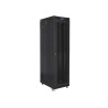 19" VOLNĚ STOJÍCÍ RACKOVÁ SKŘÍŇ 47U/800X1000 (FLAT PACK) SE SÍŤOVÝMI DVEŘMI LCD ČERNÁ  V2