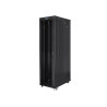 19" VOLNĚ STOJÍCÍ RACKOVÁ SKŘÍŇ 47U/800X1200 (FLAT PACK) S PROSKLENÝMI DVEŘMI LCD ČERNÁ  V2