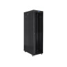 19" VOLNĚ STOJÍCÍ RACKOVÁ SKŘÍŇ 47U/800X1200 (FLAT PACK) S PROSKLENÝMI DVEŘMI LCD ČERNÁ  V2