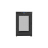 19" VOLNĚ STOJÍCÍ RACKOVÁ SKŘÍŇ 22U/800X1000 (FLAT PACK) SE SÍŤOVÝMI DVEŘMI LCD ČERNÁ  V2