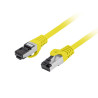 PATCHCORD CAT.8.1 S/FTP LSZH CU 5M ŽLUTÝ