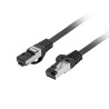 PATCHCORD CAT.8.1 S/FTP LSZH CU 0.5M BLACK
