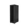 19" VOLNĚ STOJÍCÍ RACKOVÁ SKŘÍŇ 42U/800X1000 S PERFOROVANÝMI DVEŘMI ČERNÁ  (SMONTOVANÁ)