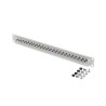 PATCH PANEL 24 PORTŮ 1U S KONEKTOREM TYPU F ŠEDÝ