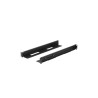SADA KOLEJNIC PRO MONTÁŽ DO RACKU 19"  POSUVNÁ 397-680 MM ČERNÁ