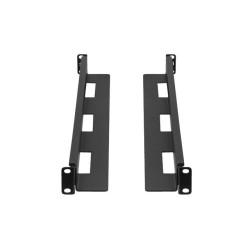 SADA KOLEJNIC PRO MONTÁŽ DO RACKU 19"  POSUVNÁ 650-1090 MM ČERNÁ