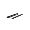 SADA KOLEJNIC PRO MONTÁŽ DO RACKU 19"  POSUVNÁ 650-1090 MM ČERNÁ