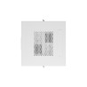 19" VOLNĚ STOJÍCÍ RACKOVÁ SKŘÍŇ 15U/600X600 (FLAT PACK) S PROSKLENÝMI DVEŘMI LCD ŠEDÁ  V2