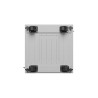 19" VOLNĚ STOJÍCÍ RACKOVÁ SKŘÍŇ 15U/600X600 (FLAT PACK) S PROSKLENÝMI DVEŘMI LCD ŠEDÁ  V2