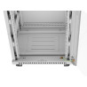 19" VOLNĚ STOJÍCÍ RACKOVÁ SKŘÍŇ 15U/600X600 (FLAT PACK) S PROSKLENÝMI DVEŘMI LCD ŠEDÁ  V2
