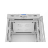 19" VOLNĚ STOJÍCÍ RACKOVÁ SKŘÍŇ 15U/600X600 (FLAT PACK) S PROSKLENÝMI DVEŘMI LCD ŠEDÁ  V2