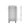 19" VOLNĚ STOJÍCÍ RACKOVÁ SKŘÍŇ 22U/600X800 (FLAT PACK) S PROSKLENÝMI DVEŘMI LCD ŠEDÁ  V2