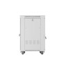 19" VOLNĚ STOJÍCÍ RACKOVÁ SKŘÍŇ 22U/600X800 (FLAT PACK) S PROSKLENÝMI DVEŘMI LCD ŠEDÁ  V2