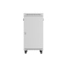 19" VOLNĚ STOJÍCÍ RACKOVÁ SKŘÍŇ 22U/600X800 (FLAT PACK) S PROSKLENÝMI DVEŘMI LCD ŠEDÁ  V2