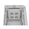 19" VOLNĚ STOJÍCÍ RACKOVÁ SKŘÍŇ 22U/600X800 (FLAT PACK) S PROSKLENÝMI DVEŘMI LCD ŠEDÁ  V2