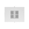 RACKOVÁ SKŘÍŇ 19" VOLNĚ STOJÍCÍ 15U/600X800 (FLAT PACK) S PROSKLENÝMI DVEŘMI LCD ŠEDÁ  V2
