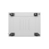 RACKOVÁ SKŘÍŇ 19" VOLNĚ STOJÍCÍ 15U/600X800 (FLAT PACK) S PROSKLENÝMI DVEŘMI LCD ŠEDÁ  V2